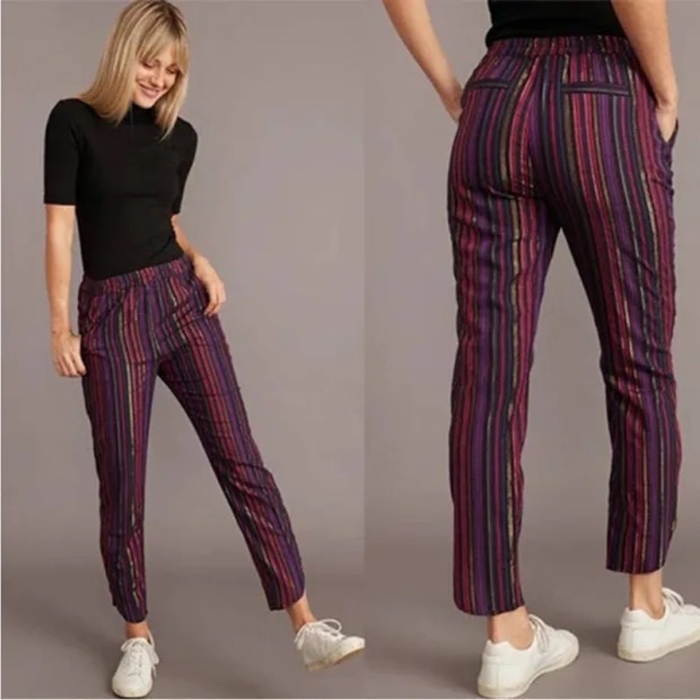 EUC Gold Stripe Marine Layer Allison Pant Small
